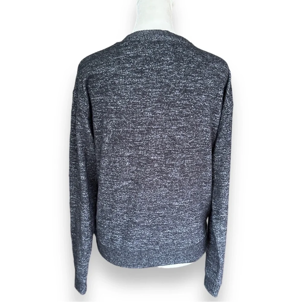 I Like Coffee And Maybe 3 People Gray Long Sleeve Crewneck Pullover | Small